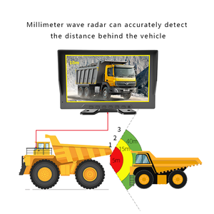 Cảm biến Radar Phát hiện điểm mù với màn hình IPS 10.1 inch, thích hợp cho hệ thống giám sát xe nâng hạng nặng - Product Image 3