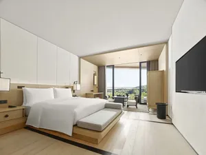 Ensemble de meubles de chambre d'hôtel de luxe sur mesure moderne avec construction écologique pour usage commercial - Product Image 2
