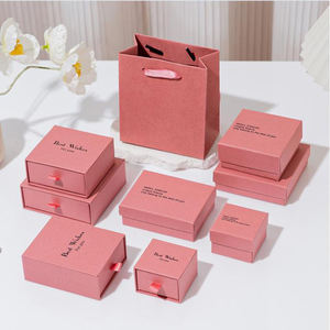 Eco-Friendly Recycled Materials Jewelry Drawer <b>Box</b> Custom Logo Printed Jewellery Paper Packaging for Rings <b>Earrings</b> Gift <b>Box</b> - Product Image 2