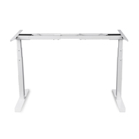 Bureau debout électrique ergonomique moderne à hauteur réglable automatiquement avec structure en fer pour bureau à domicile et ordinateur, garantie 5 ans