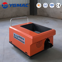 Pompe à béton compacte et mini avec connecteur de tuyau pour le coulage de colonnes structurelles secondaires et le remblaiement en béton