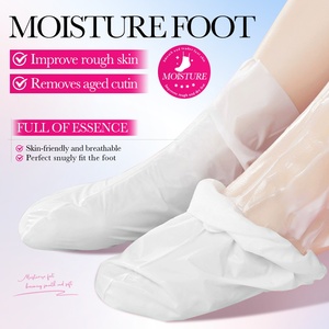 Masque pour les pieds à la <span class=keywords><strong>fleur</strong></span> de cerisier SADOER pour les pieds secs et gercés, non gras, hydratant, doux, lisse, toutes saisons - Product Image 4