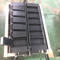 Nouvelle machine à gaufres à bâtonnets pour glaces, à usage commercial, portable, haute productivité, avec plaques personnalisées pour gaufres en forme de bâtonnets de sucettes glacées