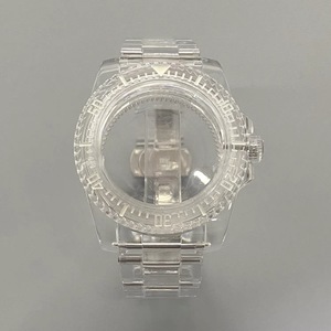 Caja de Reloj Modificada, Caja de Plástico de 40 mm con Cristal Acrílico y Marcadores Luminosos Verdes, Compatible con Movimiento NH35 36 - Product Image 6
