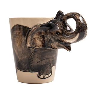 <span class=keywords><strong>Tasse</strong></span> tiki éléphant de forme personnalisée en céramique avec poignée en porcelaine ensembles de tasses tiki en verre cocktail - Product Image 6