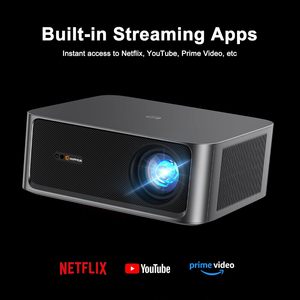 Proyector HAPPRUN 2000 ANSI Lúmenes 1080P Cine en Casa con Aplicaciones Integradas, Enfoque Automático, Audio Dolby, Conectividad HDMI - Product Image 3