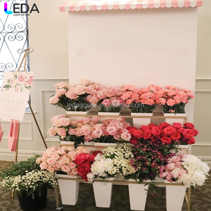 LEDA - Accesorios Personalizados para Bodas, Decoración para Fiestas, Soporte para Flores, Arco de Acrílico PVC Blanco, Decoración de Pared para Fondo - Product Image 4