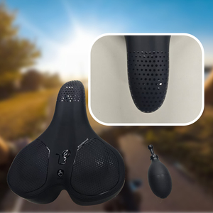 Coussin d'air <span class=keywords><strong>gonflable</strong></span> souple en PU pour <span class=keywords><strong>selle</strong></span> de <span class=keywords><strong>vélo</strong></span> Couvre-siège de <span class=keywords><strong>vélo</strong></span> simple et respirant avec massage de sécurité pour le <span class=keywords><strong>vélo</strong></span> de route - Product Image 6