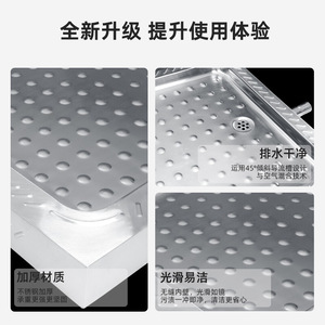 Stainless Steel <b>Shower</b> <b>Tray</b> Rectangle Center Drain Easy Installation Industrial Design Floor Mount - Product Image 3