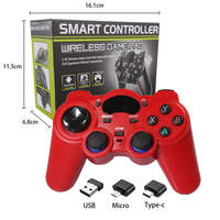 Control de Juego Inalámbrico 2.4G para Android, Joypad para TV Box, Celular, PC, etc.