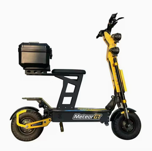 High Power Dual Drive Off Road Electric Scooter With Seat Rear Storage Case 13''Fat Tire Long Range Adult Commuter Scooter - Product Image 6