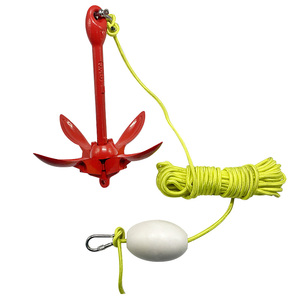 Accessoires <span class=keywords><strong>pour</strong></span> bateaux, petite <span class=keywords><strong>ancre</strong></span> en aluminium et acier avec corde <span class=keywords><strong>pour</strong></span> kit d'ancrage - Product Image 5