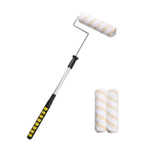 Kit de rouleau à peinture décoratif mural avec <span class=keywords><strong>manche</strong></span> télescopique extensible de luxe à deux sections - Product Image 4