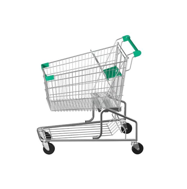 Silent Steel Frame Flatbed Cart with