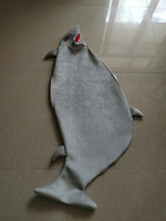 Costume de fête d'Halloween personnalisé sur le thème de l'océan, costume de cosplay de requin en polyester pour homme adulte