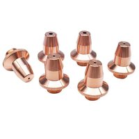 Nosel Pemotong Laser Serat TNN M8/M11/M14 Tiga Dimensi Berdaya Tinggi 1064nm Berlapis Tembaga Krom 0.1kg Kualitas Industri Terbaik