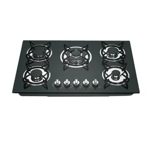 LPG NG Gas Cooktop Bếp 5 Đầu Đốt Được Xây Dựng Trong Bếp Gas/Bếp Gas