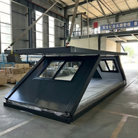 Nouvelle conception de maison conteneur pliable moderne et mobile (type Z-Fold) avec fonction respirante pour bureau à domicile et espace de vie, livrée en kit.