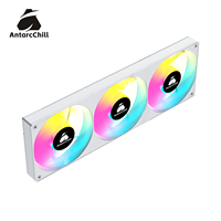 Ventilateur haute performance AntarcChill avec logo personnalisé, 360 mm, haut débit d'air, faible bruit, haute vitesse pour boîtier d'ordinateur