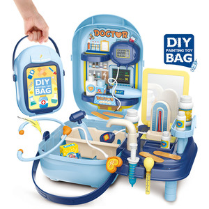 SM398955 i bambini fingono di giocare a mano <span class=keywords><strong>valigia</strong></span> giocattolo medico - Product Image 1