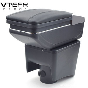 Vtear For VW vento armrest box central Store content box cup holder ashtray interior car-styling decoration Accessories 14-17