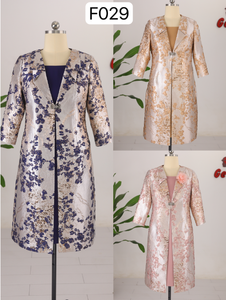 Conjuntos de Moda para Mujer Talla Grande, Chaqueta Larga para Vestidos de Mujer - Product Image 3