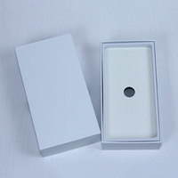 Boîte d'emballage universelle pour téléphone portable avec couvercle et base, support interne, peut être chargée avec un chargeur, en stock