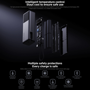 แบตสำรอง Xiaomi 165W แท้ <span class=keywords><strong>10000</strong></span> (สายในตัว) พร้อมหน้าจอแสดงผล กำลังไฟ 120W พกพาสะดวก ความจุ 10000mAh พร้อมระบบป้องกันความปลอดภัย - Product Image 6