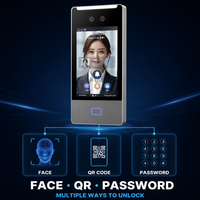 Système de contrôle d'accès par reconnaissance faciale GT-RS500, code QR dynamique, mot de passe, carte IC, appareil de pointage des présences, double caméra, système d'interphone LAN