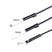 Tubo de endoscopio USB de 5,5/7mm, módulos de cámara de inspección electrónica de vídeo HD impermeables para la industria automotriz, acceso a la computadora