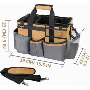 Extra Large Organizer Tote Cleaning <b>Caddy</b> Bag Custom Oxford Multifunctional <b>Tools</b> Bag for Housekeeping Electrician - Product Image 2