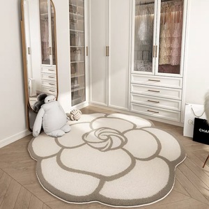 Alfombra en forma de camelia, tapete de lujo y alta gama para sala de estar, dormitorio, vestidor y estudio. - Product Image 4