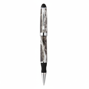 Penna Roller Sfumata Grigia - Penna a Sfera in Metallo Ottone per Scrittura - Product Image 2