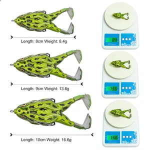 CustomizationSinking Artificial Thunder Frog 5 Colors Big And Medium Fishing Frog Hollow Body Black Bass Fishing