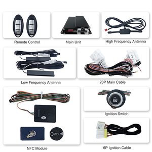Ovi cắm chơi thông minh Keyless bắt đầu đẩy bắt đầu Hệ thống bắt đầu nút động cơ cho Nissan X-TRAIL tự động trung tâm khóa xe báo động Kit - Product Image 2