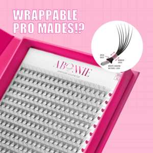 Éventails de <span class=keywords><strong>cils</strong></span> préfabriqués russes thermosoudés <span class=keywords><strong>10D</strong></span> 12D à base pointue, éventails de volume préfabriqués à tige longue ou courte, pour extensions de <span class=keywords><strong>cils</strong></span> - Product Image 2