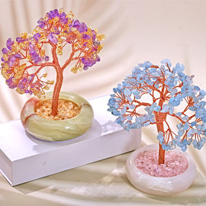 Artigianato in pietra Semi-preziosa con filo di rame a tema Love Feng Shui ornamento - Product Image 2