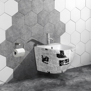 Una pieza cerámica sanitaria <span class=keywords><strong>inodoro</strong></span> colgado en la pared de baño Wc lavado de porcelana cerámica de pared colgaba en los baños - Product Image 6