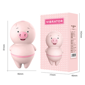Pemijat puting USB stimulasi klitoris vibrador para mujer mainan seks lucu Pink Mini babi lidah vibrator untuk wanita dewasa - Product Image 3