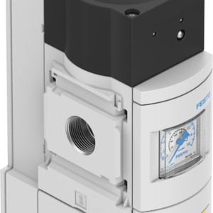 Vanne d'échappement rapide Festo Ms6-Sv-12-E-10V24-So-Ag à démarrage progressif, raccord fileté, double action, pièces pneumatiques - Product Image 1