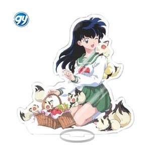 Support en acrylique double face Inuyasha Sesshomaru Kagome pour figurines <span class=keywords><strong>d</strong></span>'anime, <span class=keywords><strong>d</strong></span>écoration de <span class=keywords><strong>chambre</strong></span> <span class=keywords><strong>d</strong></span>'<span class=keywords><strong>otaku</strong></span> - Product Image 4