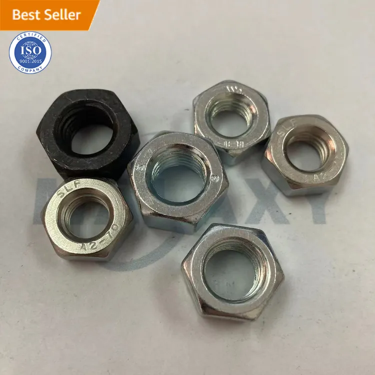 Malaxy bán buôn Fastener Nhà cung cấp Nhà sản xuất Titanium Carbon din934 Metric thép không gỉ Hex đầu bu lông và NUT Hex bu lông