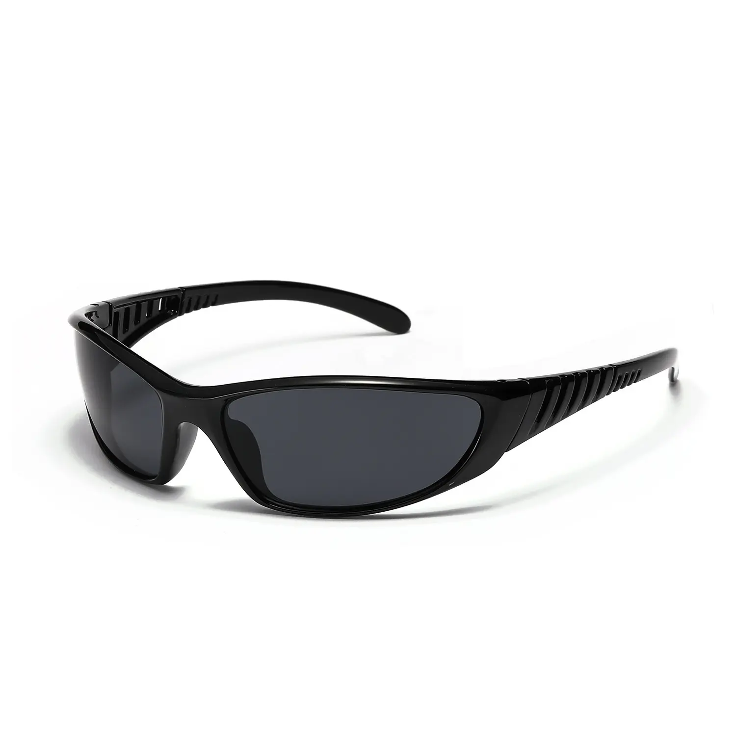Kacamata hitam pria mewah berwarna kacamata hitam mode bingkai kecil berongga 2024 Y2k kacamata futuristik berwarna