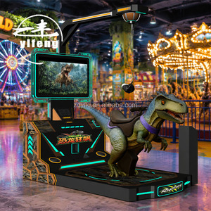 Machine <span class=keywords><strong>de</strong></span> jeu d'arcade immersive Dinosaur Rider : simulateur <span class=keywords><strong>de</strong></span> mouvement pour parc d'attractions et centre <span class=keywords><strong>de</strong></span> divertissement familial - Product Image 1