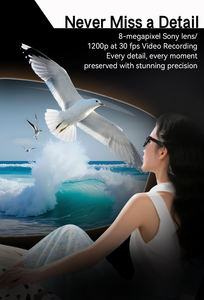 Lunettes Intelligentes Homme S336 2026 Double Caméra 800W Vidéo HD 1080P Assistant IA Enregistrement Vocal Traduction <span class=keywords><strong>ANC</strong></span> Étanche IPX-4 Type-C - Product Image 4