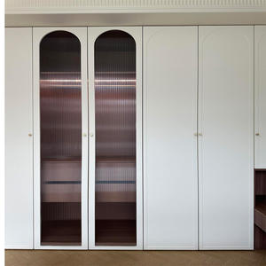 Systèmes de placards modernes et économiques, sur mesure, de luxe, avec un design moderne, en bois, pour la chambre à coucher, armoires ouvertes pour la chambre à coucher - Product Image 2