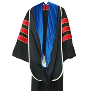 Traje de Graduación Profesional para Universidad, Servicio de Producción Personalizada de Togas para Licenciatura, Maestría y Doctorado - Product Image 1