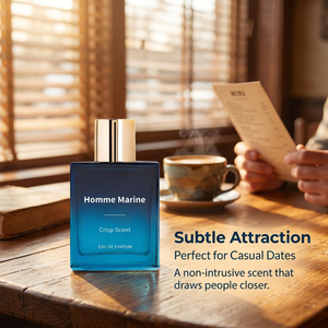 Perfume Portátil Golden Mirror Cap Marine Unisex EDP, Aroma Fresco Acuático, Elimina el Mal Olor, para Uso Diario, Negocios, Citas - Product Image 1