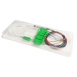 PLC de Fibra Óptica Modelo PLC-8 Marca OEM Baja Pérdida de Inserción 8 Vías 1x8 Uso Interior/Exterior para Redes de Telecomunicaciones FTTH - Product Image 3