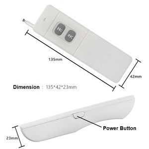 Control remoto inalámbrico 3Km 5KM transmisor remoto encendido y apagado bombas de agua de doble llave Motor lámpara manija del interruptor de la puerta - Product Image 5
